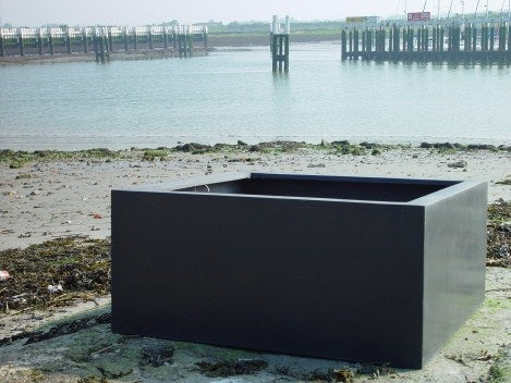 Fiberstone bloempot Zwart 90 x 90 x 40
