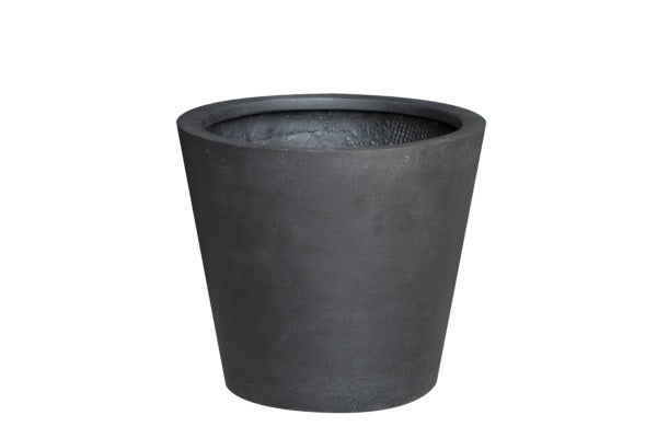 Fiberstone bloempot zwart D 40 x 35
