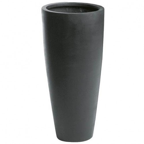 Fiberstone bloempot zwart 49 x 115