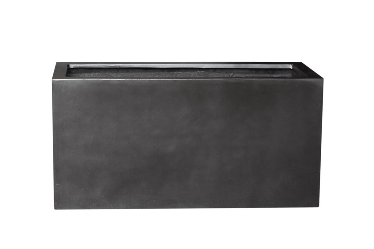Fiberstone Bloempot zwart 100 x 40 x 50