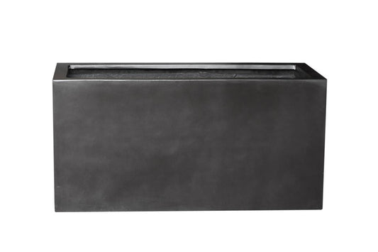 Fiberstone Bloempot zwart 100 x 40 x 50