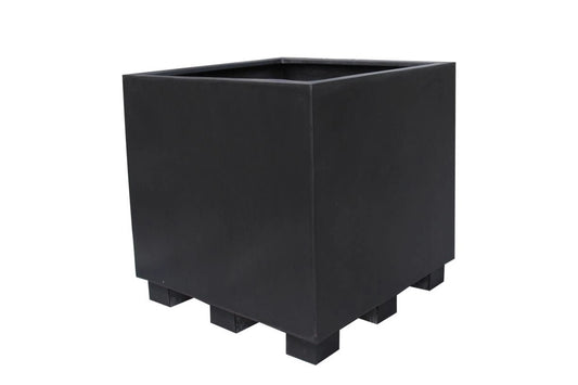 Fiberstone bloempot black 70 x 70 x 70