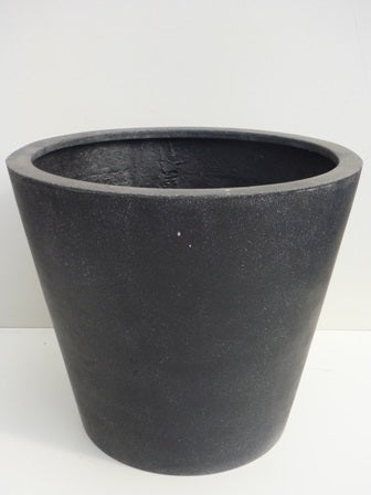 Fiberstone bloempot zwart D 50 x 40